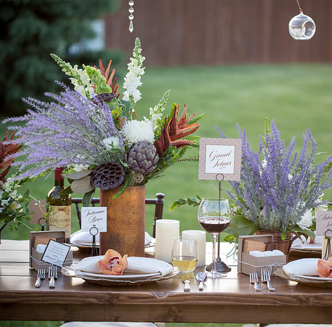Ouddy Decor 24-bundle lavender kit suits office and hospitality settings.