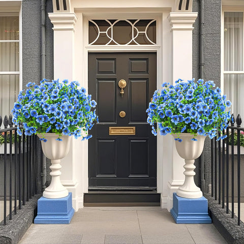 Ouddy Decor silk and plastic petals offer durable, sun-ready decor.