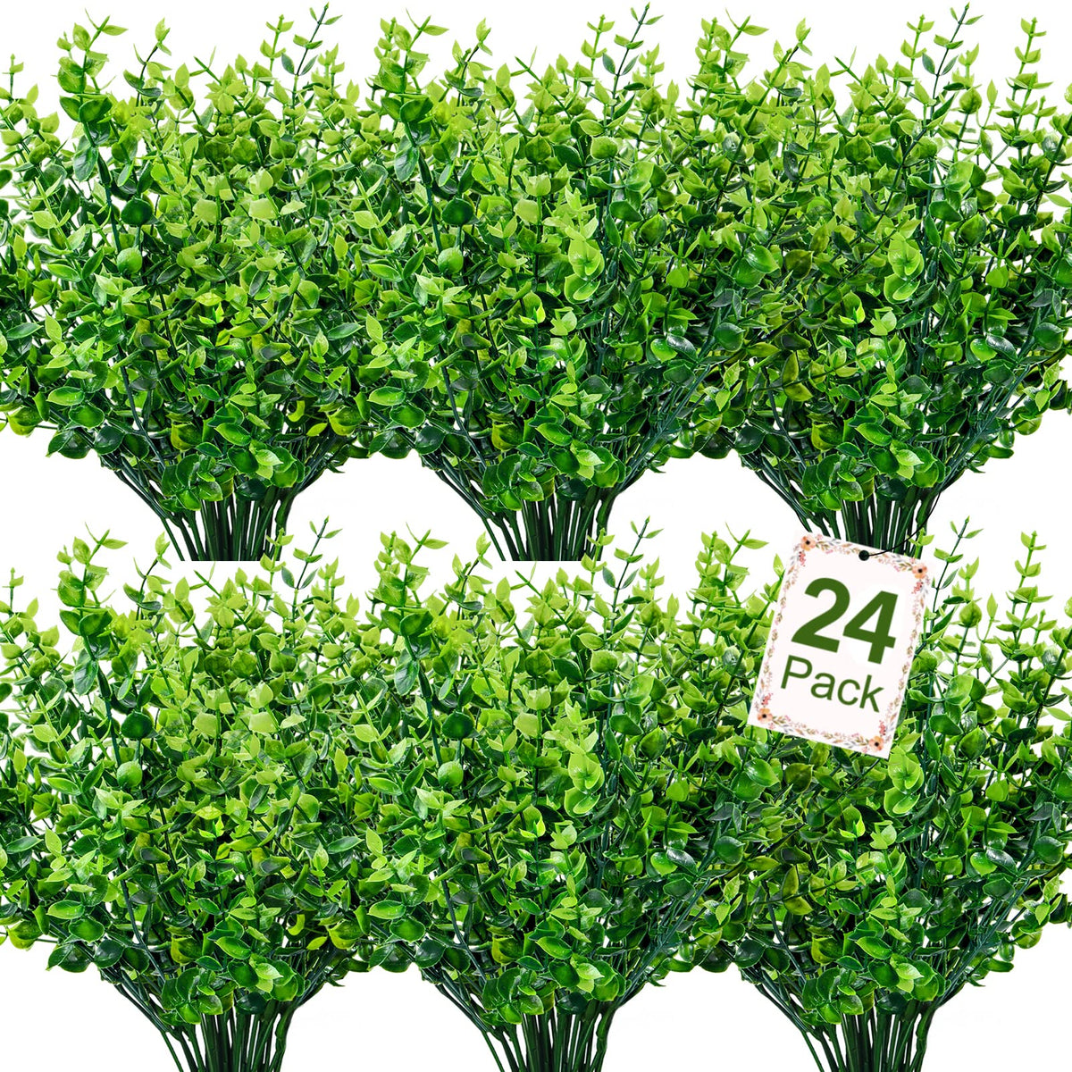 Ouddy Decor artificial boxwood stems brightening outdoor space with UV resistance and lifelike textures