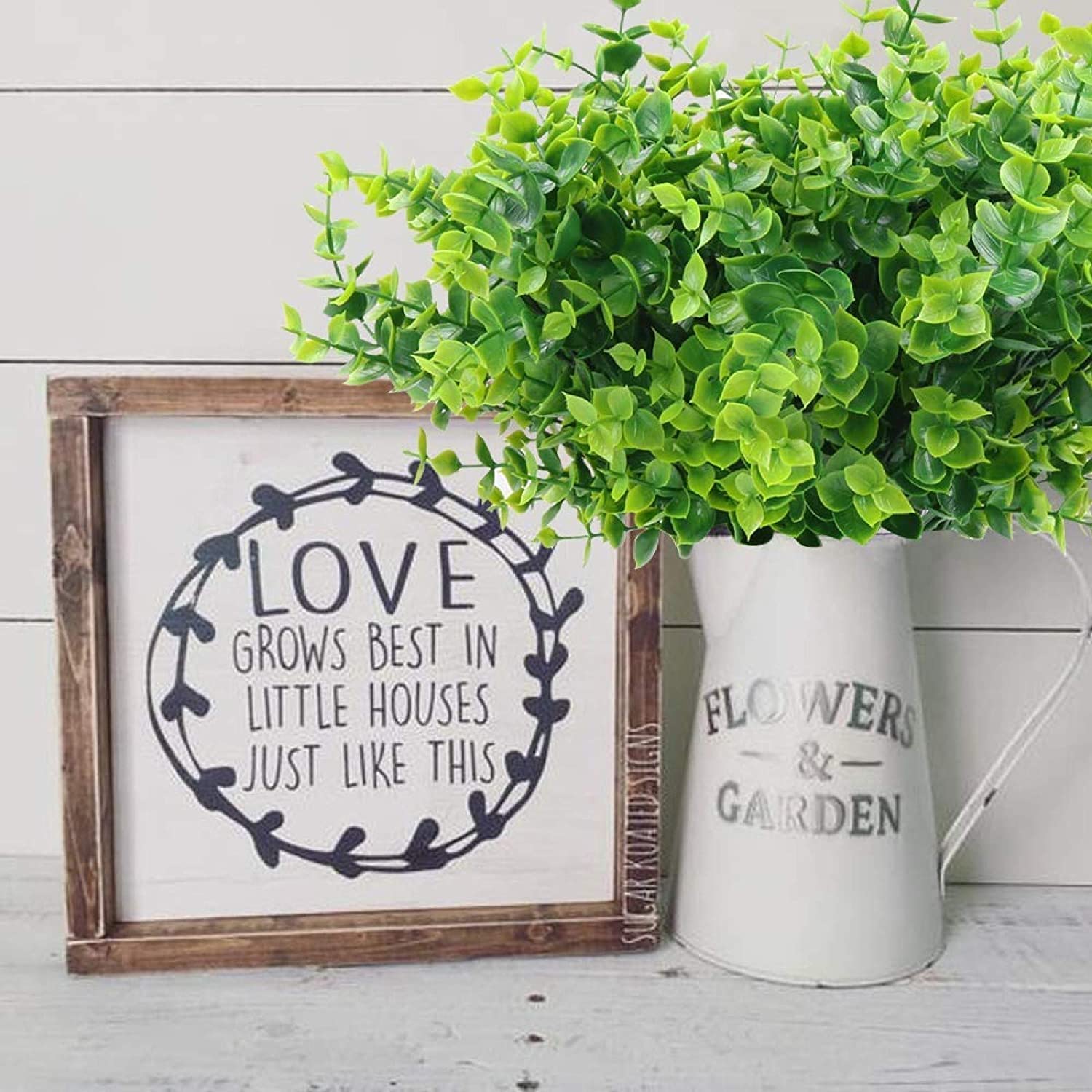 Ouddy Decor greenery stems requiring no watering and minimal maintenance