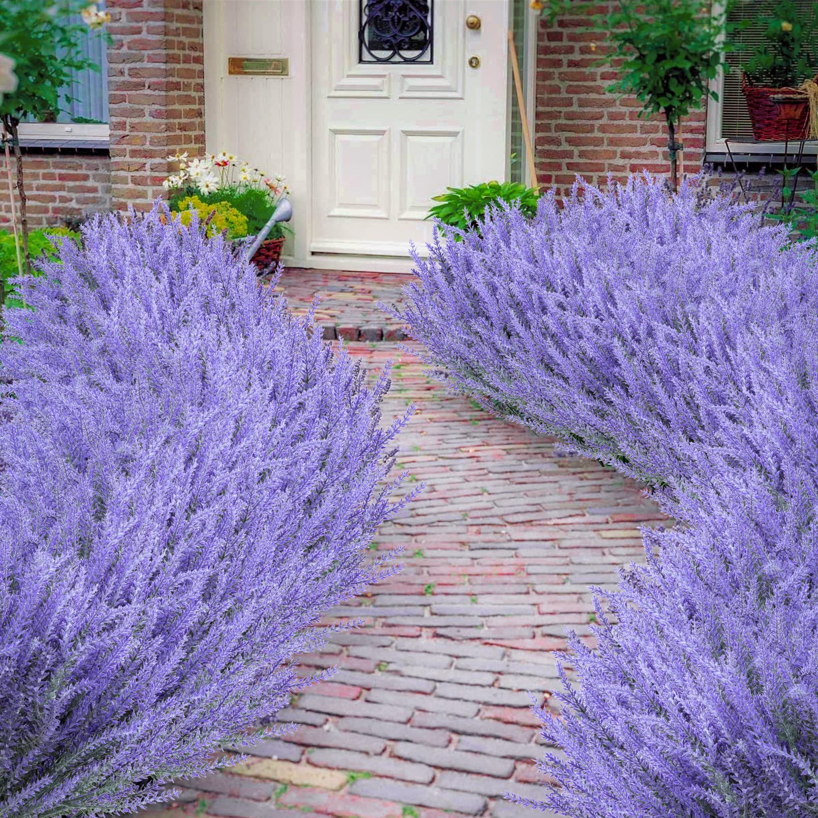 Ouddy Decor lavender bundles with five flower branches offer tall, full florals.
