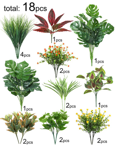 Ouddy Decor fake boxwood stems UV-resistant for durable garden borders and panels.