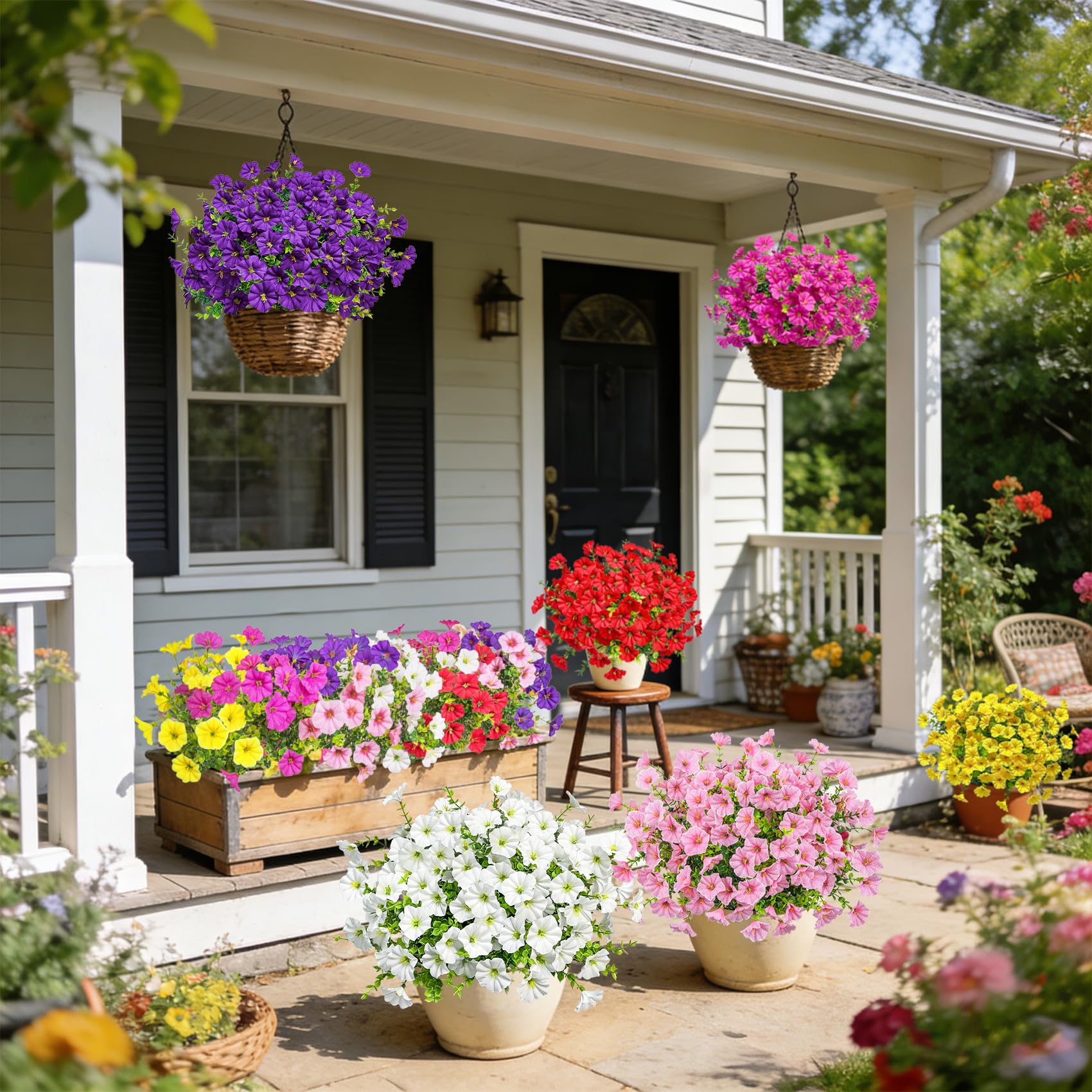 Ouddy Decor flexible iron wire stems let you shape arrangements.