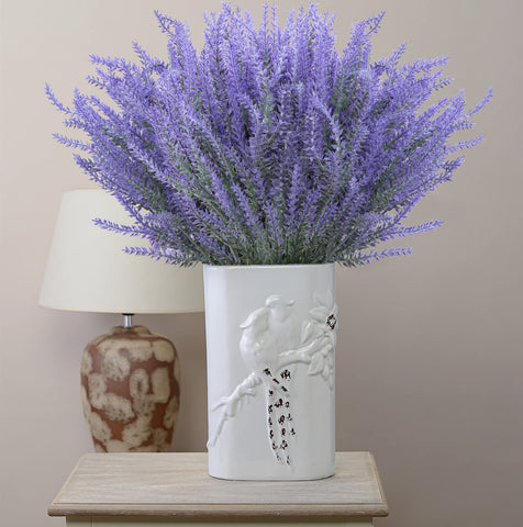 Ouddy Decor UV-resistant lavender bundles stay vibrant outdoors without watering.