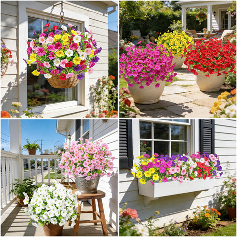 Ouddy Decor outdoor flowers elevate garden and yard decor without maintenance.