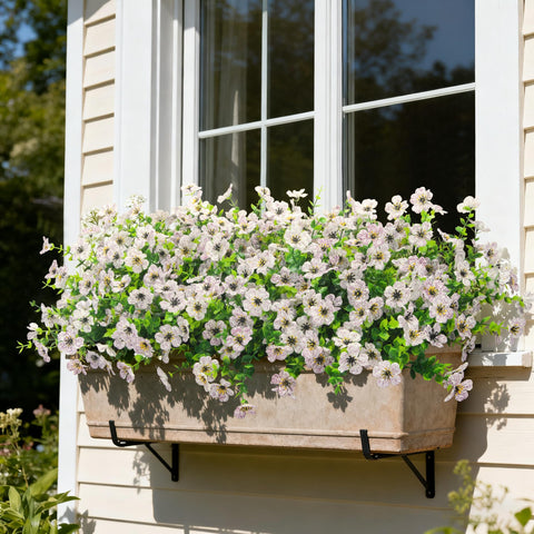 Ouddy Decor silk flowers, low maintenance daily decor for living rooms or patios.