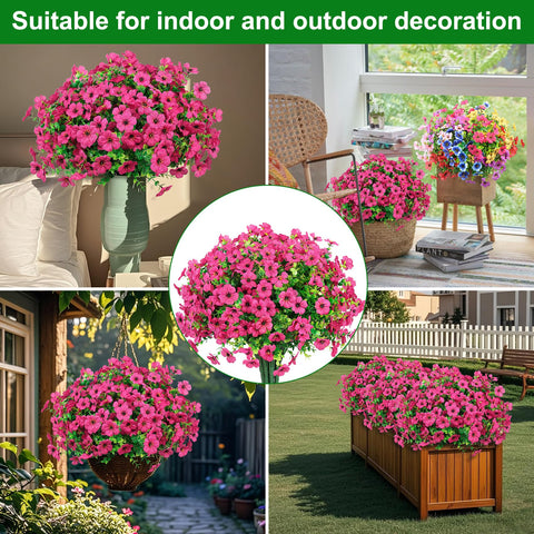 Ouddy Decor UV resistant artificial flowers withstand outdoor weather