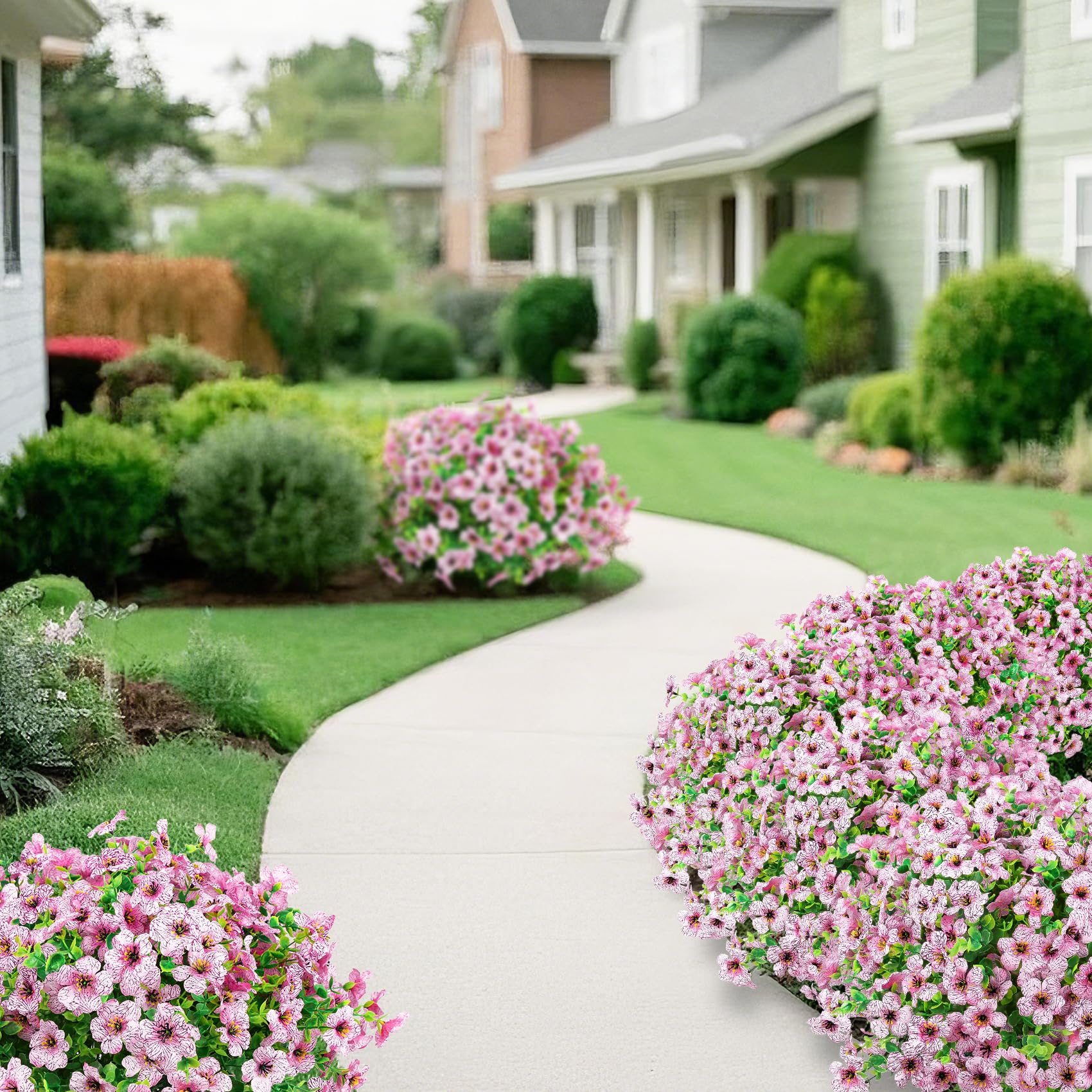 Ouddy Decor vibrant pink bundles elevate garden, window boxes, and weddings.