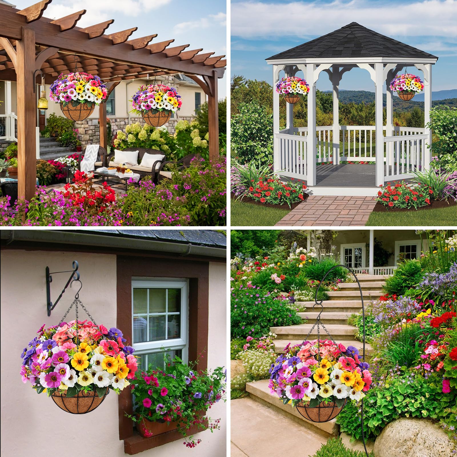 Ouddy Decor multicolor faux flowers packaging content ready for styling ideas