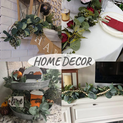 Ouddy Decor greenery garland suitable for backdrops or table runners