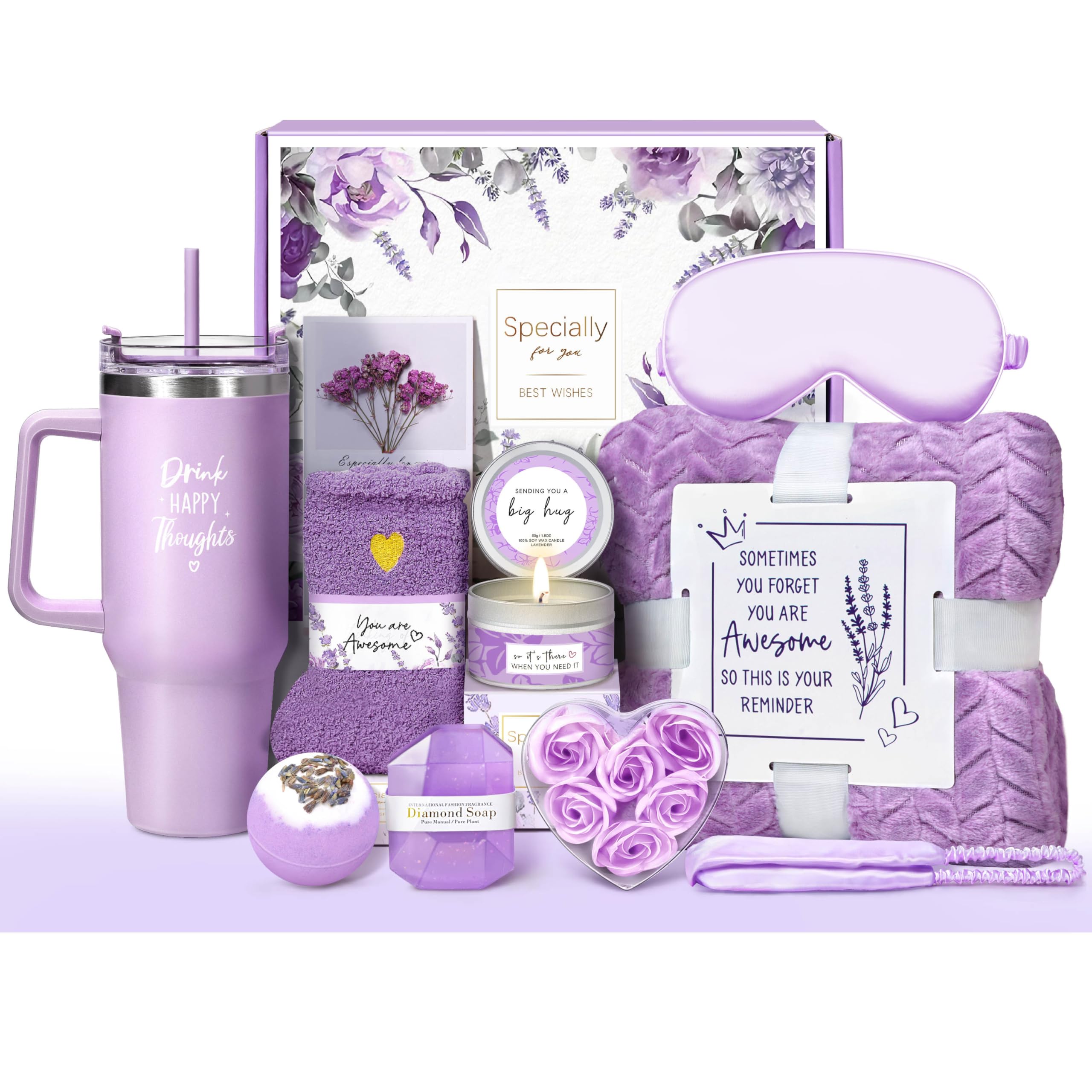 Oufrenn birthday gift tumbler with handle for hydration on the go