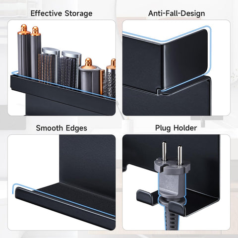 Oukimly bathroom metal hair tool organizer fits busy routines.