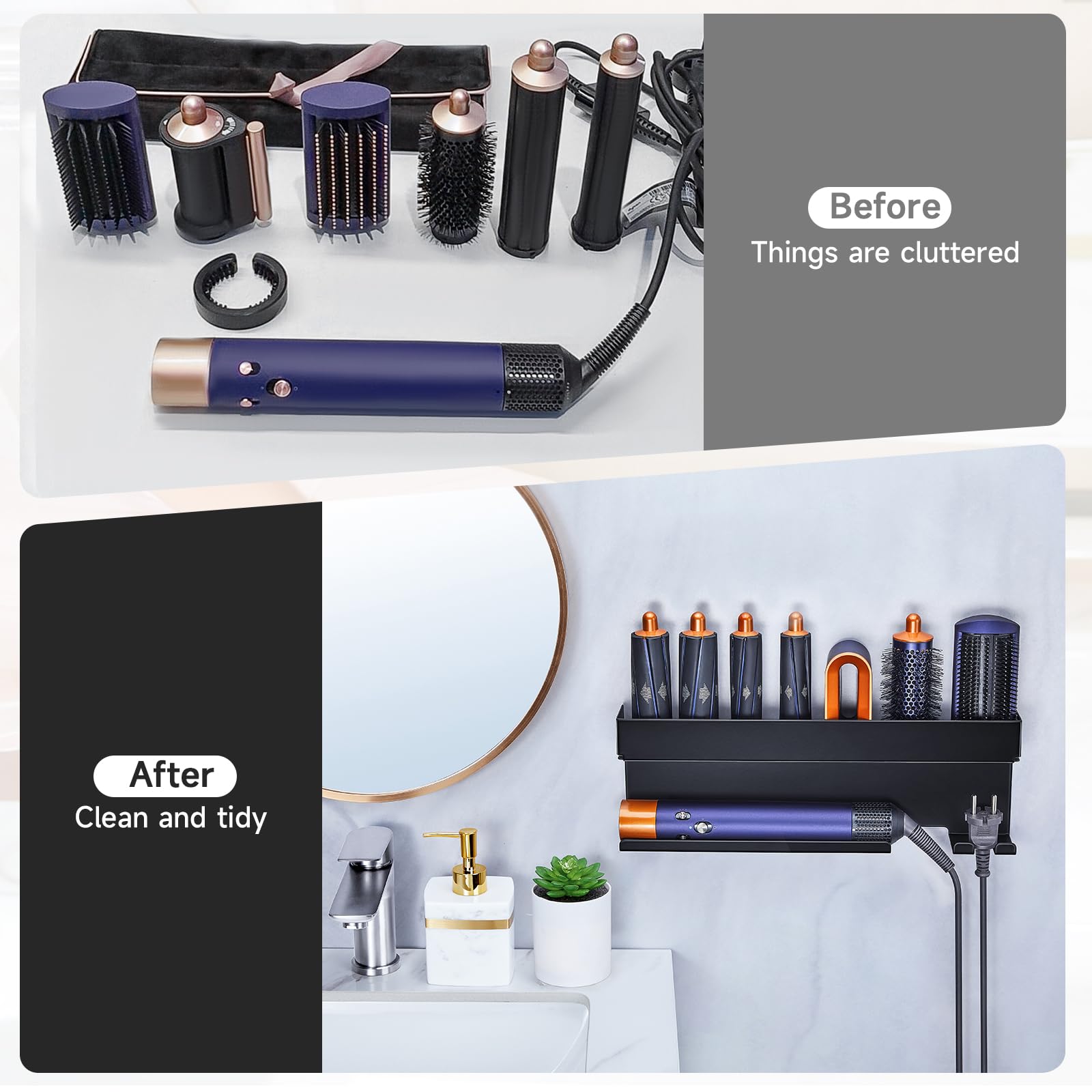 Oukimly matte black finish complements modern bathrooms.