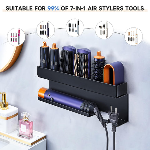 Oukimly sturdy black metal organizer offers durable tool storage.