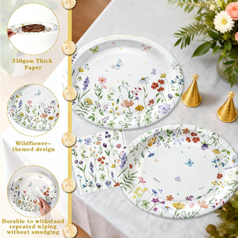 OuMuaMua butterfly details add whimsy to table decor