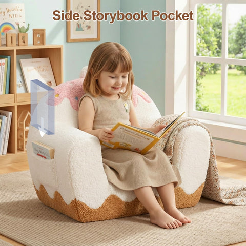 OUOZZZ Playroom setup featuring pink chair sparks imaginative play.