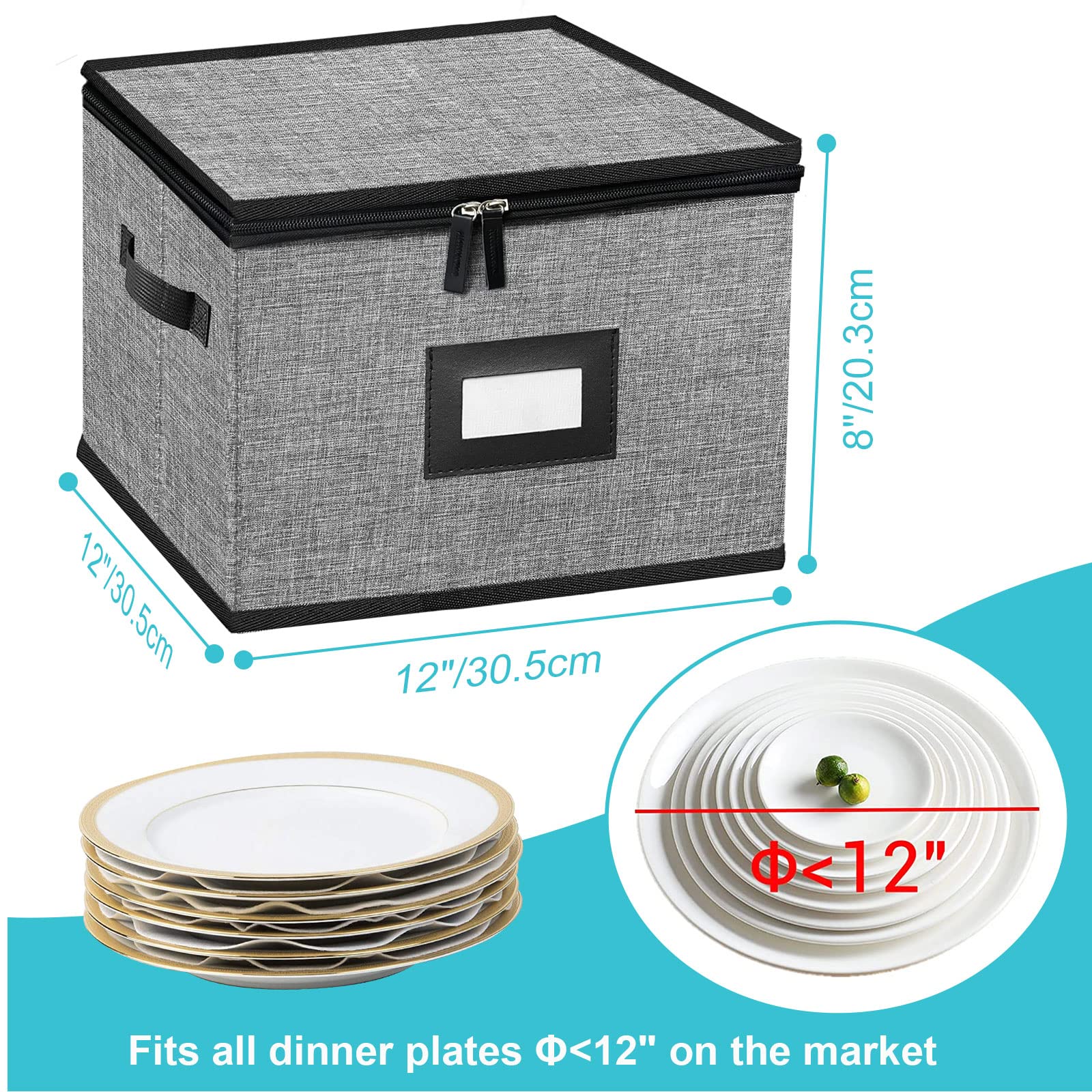 ouruer 24 felt plate dividers keep plates separated and protected