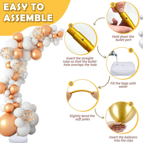 OurWarm balloon clips and pump kit help quick, secure assembly on-site.