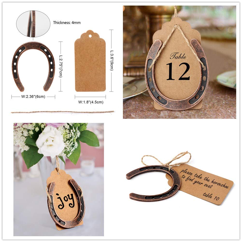 OurWarm kraft tag spools enable easy customization for favors and place cards.