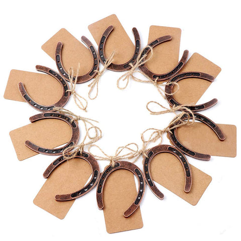 OurWarm lucky horseshoe wedding favor pack for rustic decor and guest keepsakes.