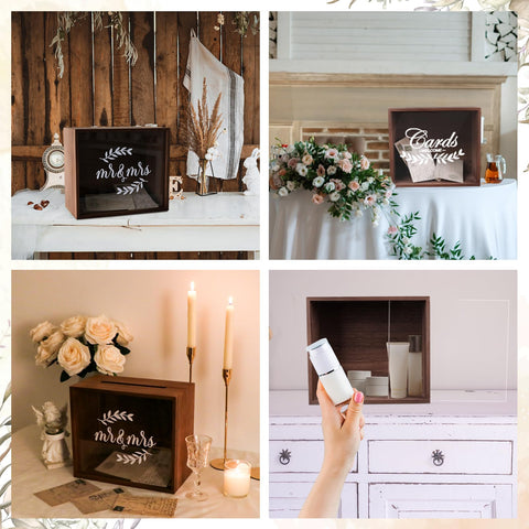 Versatile storage for cards, envelopes, or small keepsakes.