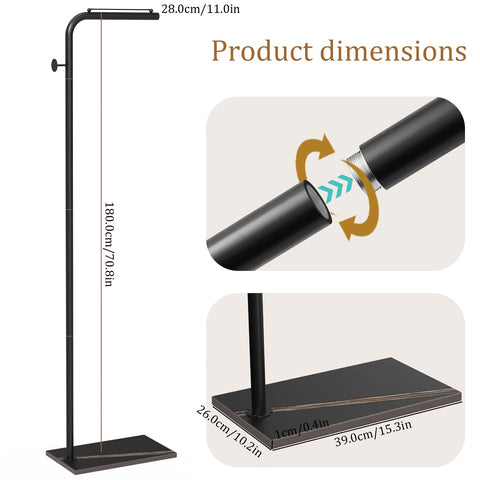 OUTBROS coat rack rock-base texture adds durable stability for daily use.
