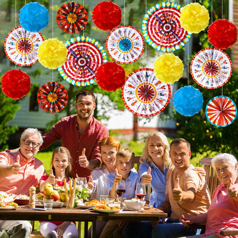 Outus circus decor items resist fading for lasting party ambiance.