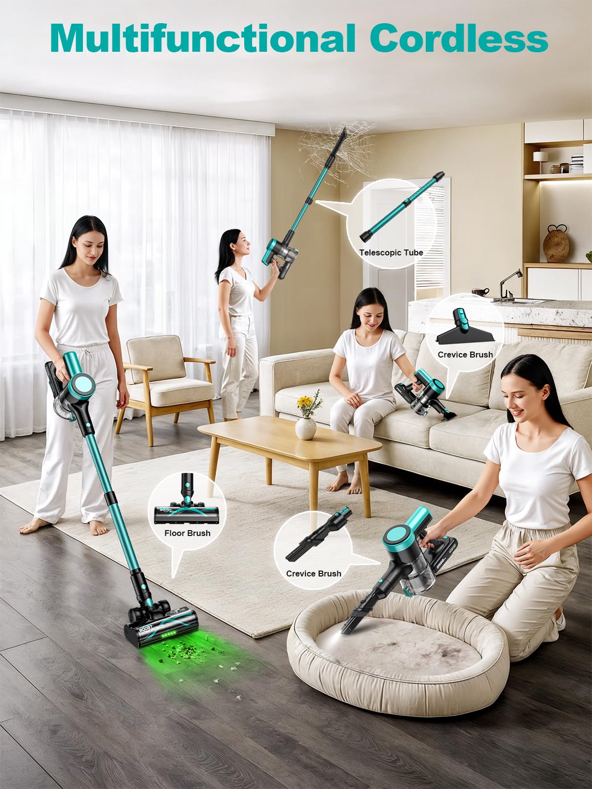 OUYFHK electrostatic dusting set for quick, flexible dusting tasks.