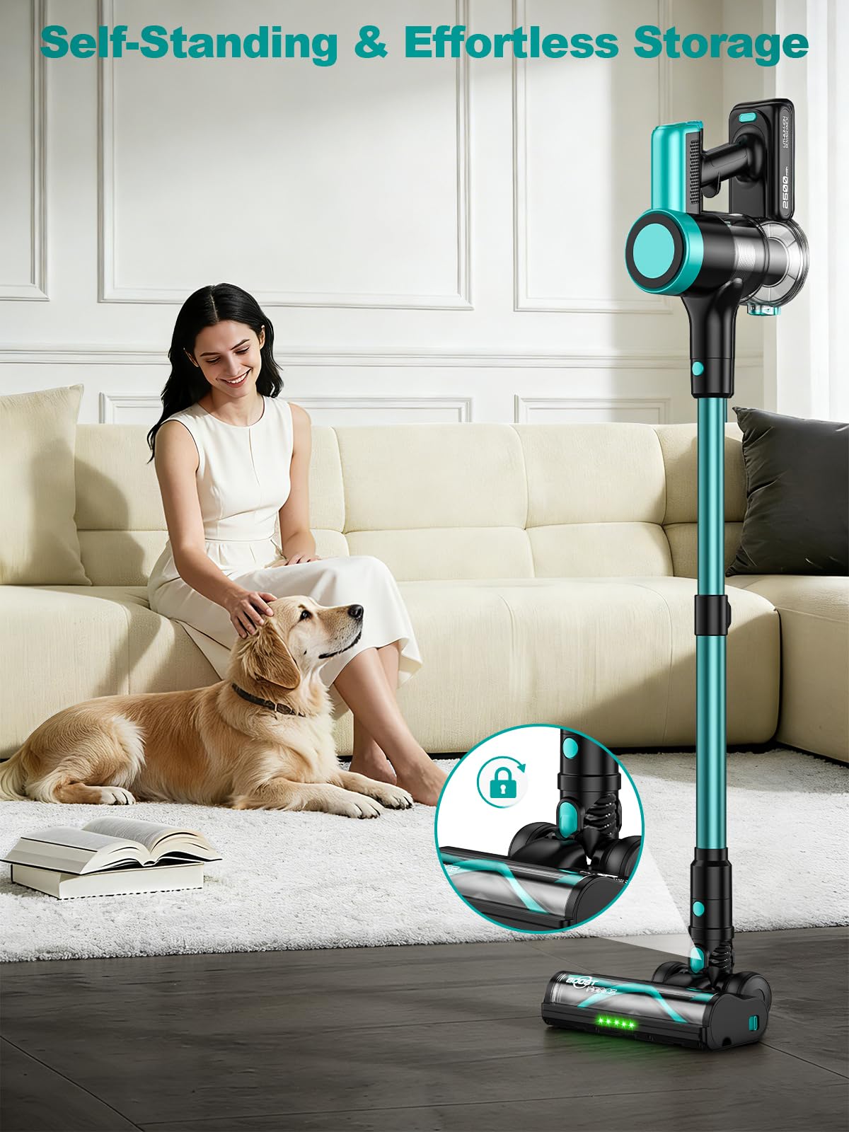 OUYFHK ten-in-one attachments enabling versatile cleaning from floors to furniture.