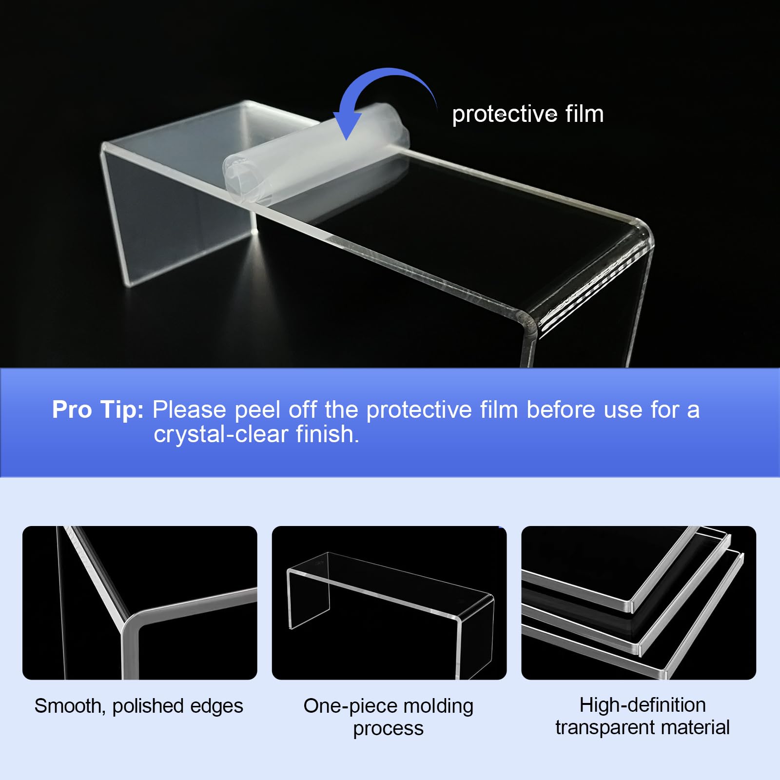 OVNTHYK artwork and figurine displays improve shelf presentation