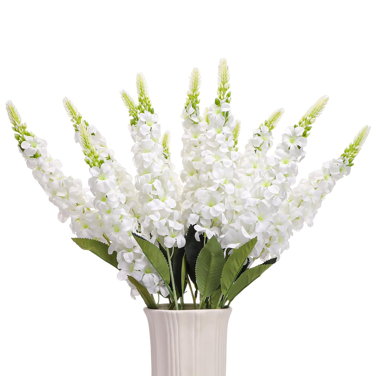 Ovveroche Delphinium long-stem silk flowers for tall centerpieces
