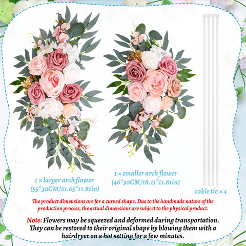 Ovveroche lightweight garland drapes easily without tools