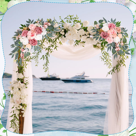 Ovveroche silk flowers stay vibrant for outdoor ceremonies