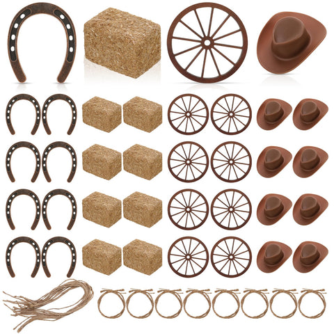 Ovveroche cowboy hats centerpiece adds rustic flair to Western table decor