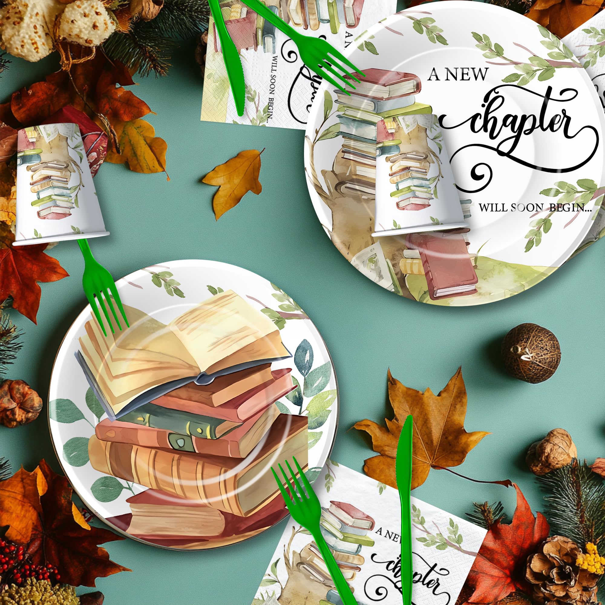 Owelleny disposable cutlery keeps party prep simple and tidy.