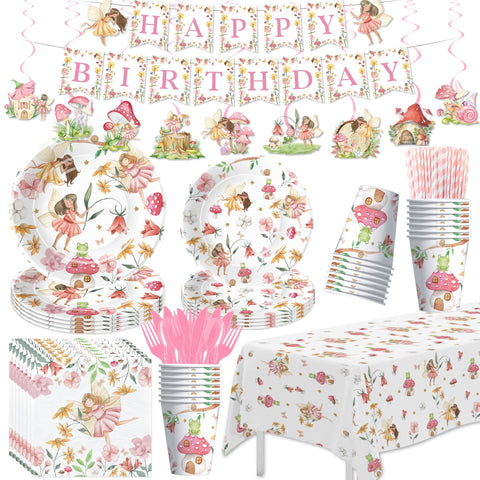 Owelleny fairy banner adds a magical touch to your party backdrop.