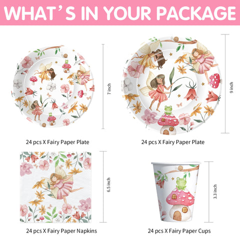 Owelleny fairy swirls decorate ceilings for a whimsical garden vibe.