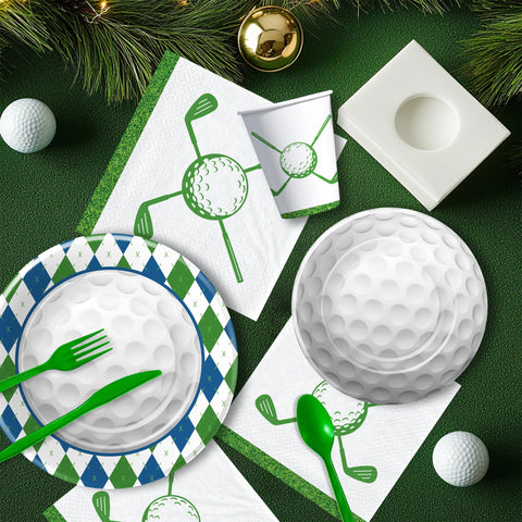Owelleny golf napkins add quick cleanup at parties