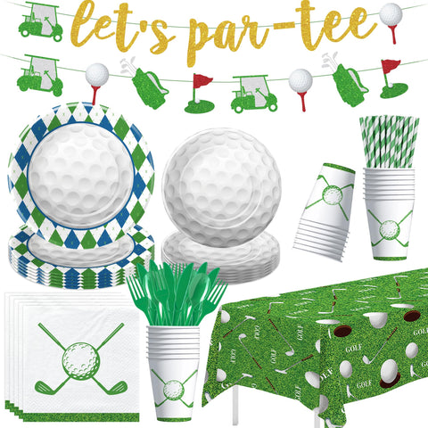 Owelleny golf par tee banner brightens golf theme parties