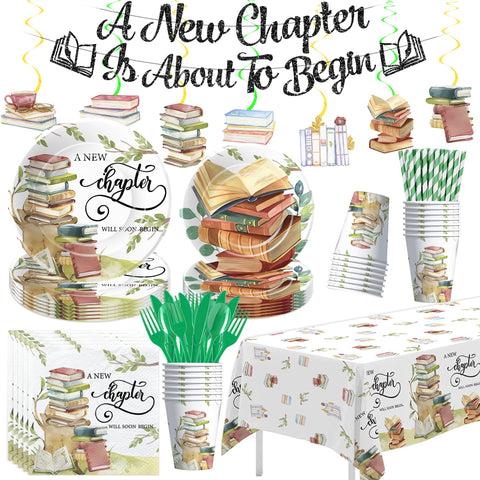 Owelleny storybook dinner plates for baby showers with literary charm.