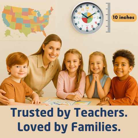 OWLCONIC Multicolor dial adds friendly, engaging design for kids.