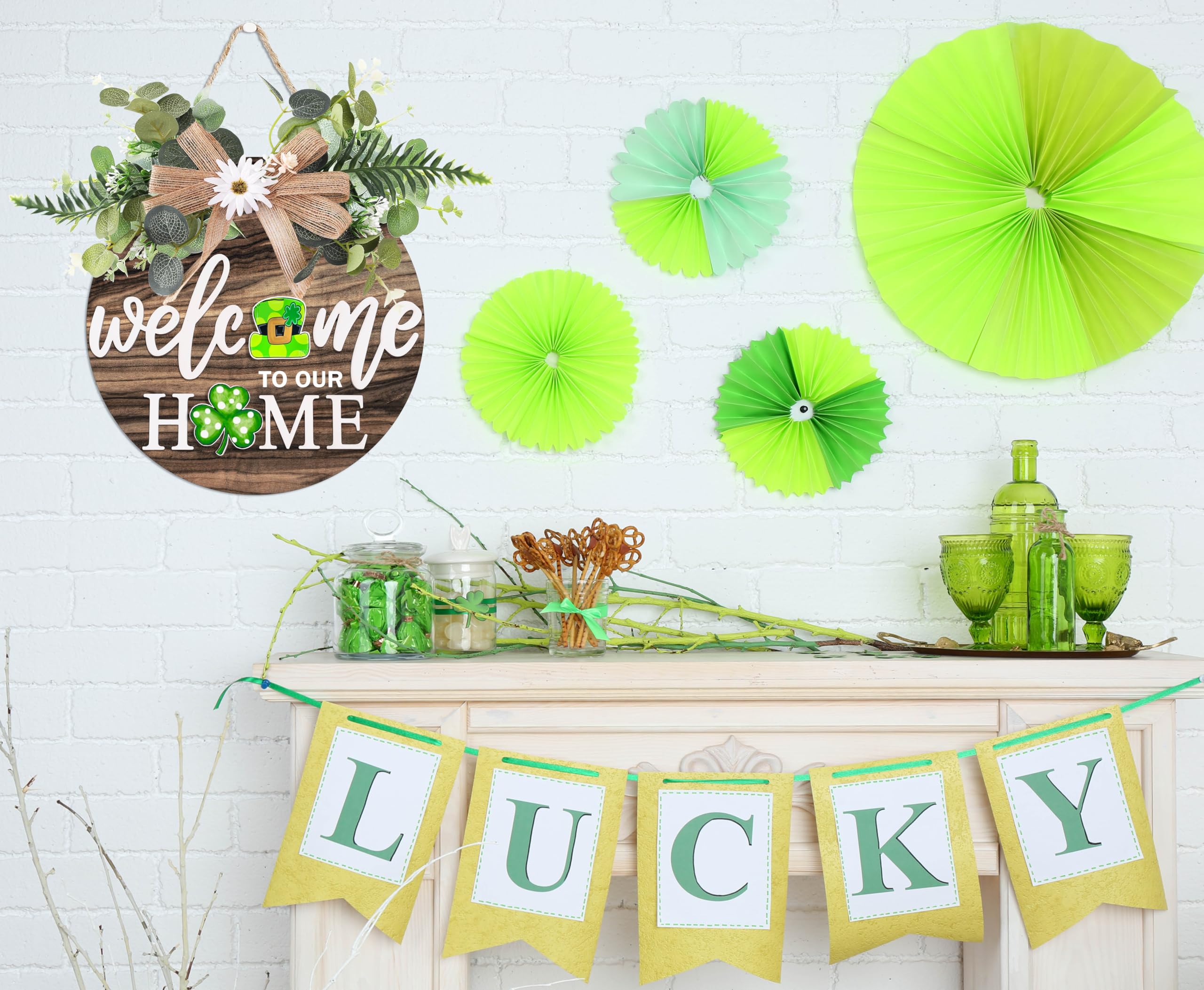 OWUH pumpkin pendant adds a playful fall touch to the sign.