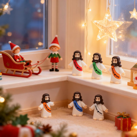 Owurha Jesus Love You white mini figurine for gift-giving and classroom rewards