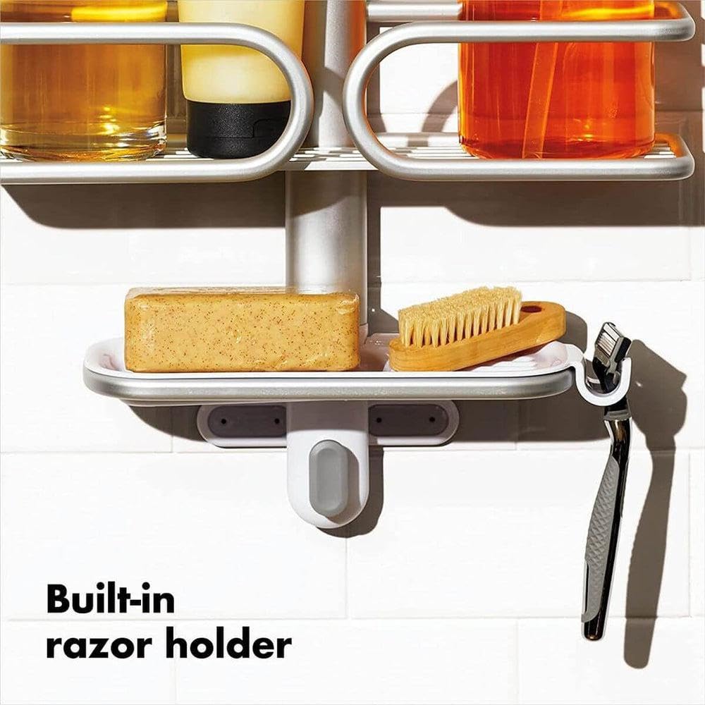 Loofah hook and mesh scrubby storage for bath accessories