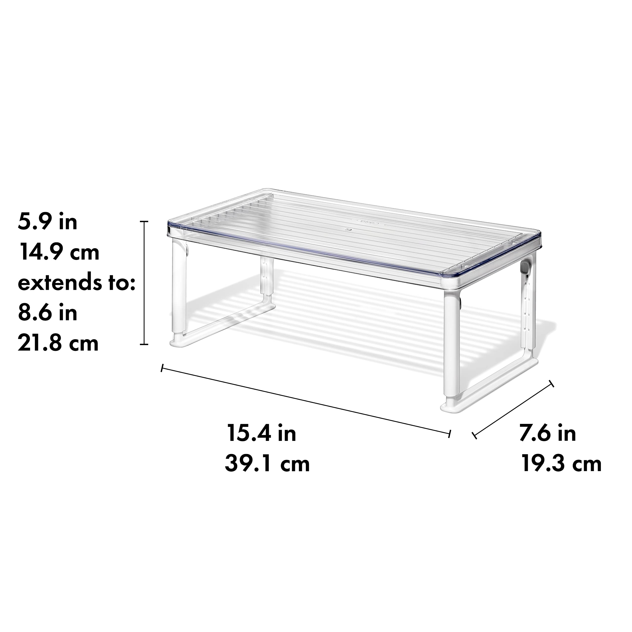 Tool-free installation for quick fridge setup with OXO Good Grips