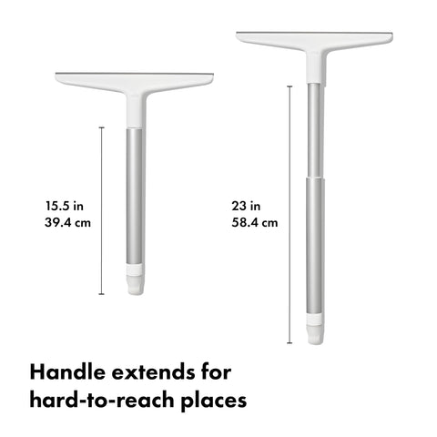 OXO Good Grips Aluminum Extendable Squeegee with windshield inspired design