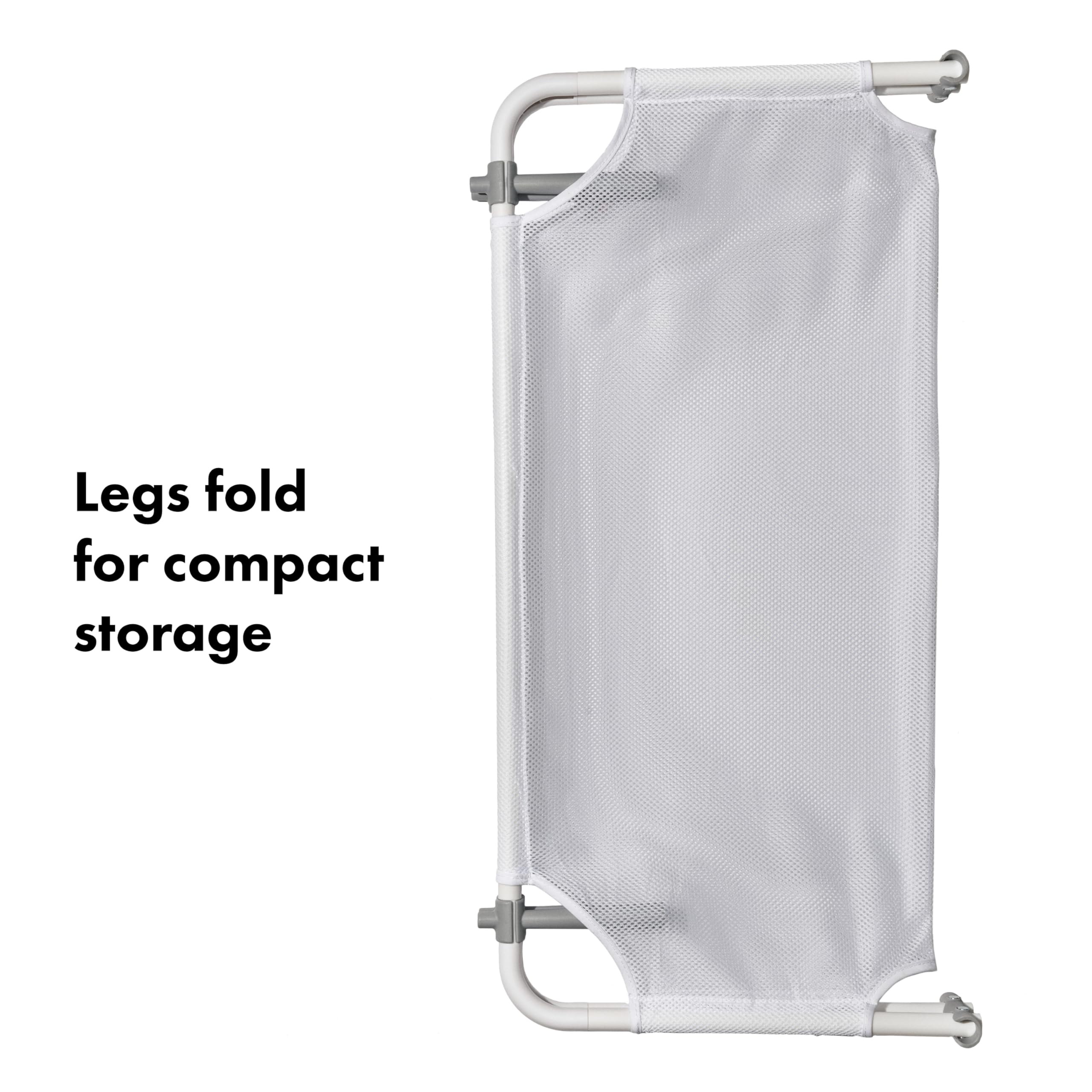 OXO Good Grips Folding Sweater Dryer demonstrating secure, stackable setup