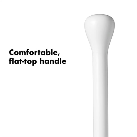 OXO Good Grips plunger works with low-flush toilets for versatile use.