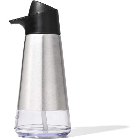 OXO Good Grips dispenser spout provides precise dispensing onto sponge or into sink.