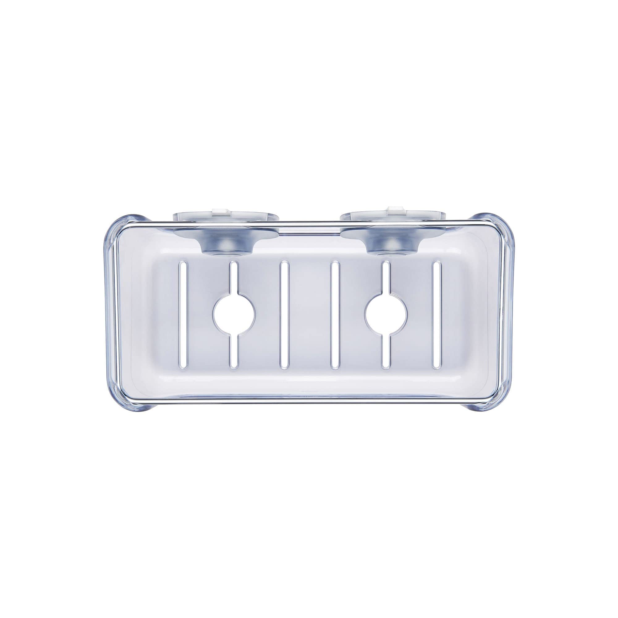 Close view of bottle holes enabling upside-down storage for quicker dispensing.